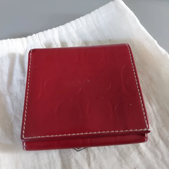 Coach Embossed Leather Wallet - Picture 6 of 10